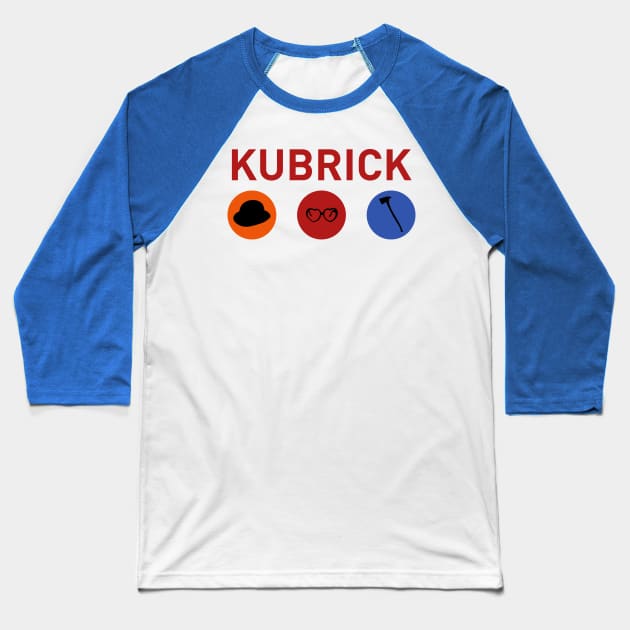 Kubrick Icons Baseball T-Shirt by AquaMockingbird